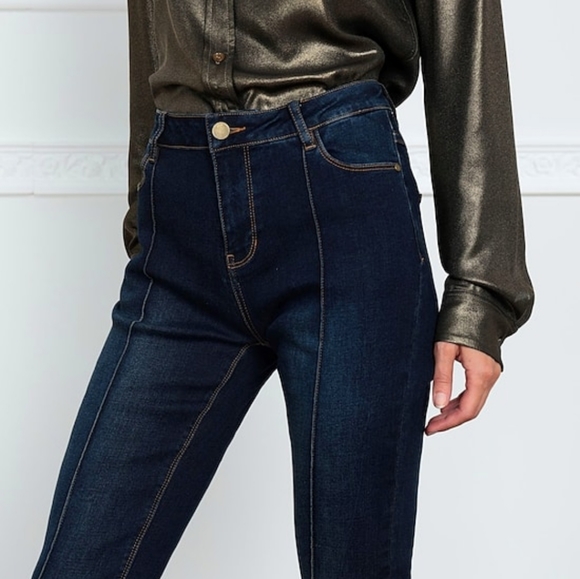 Jolie by Edward Spiers Denim - JOLIE by Edward Spiers Skinny Legging Jeans Dark Blue Size 26